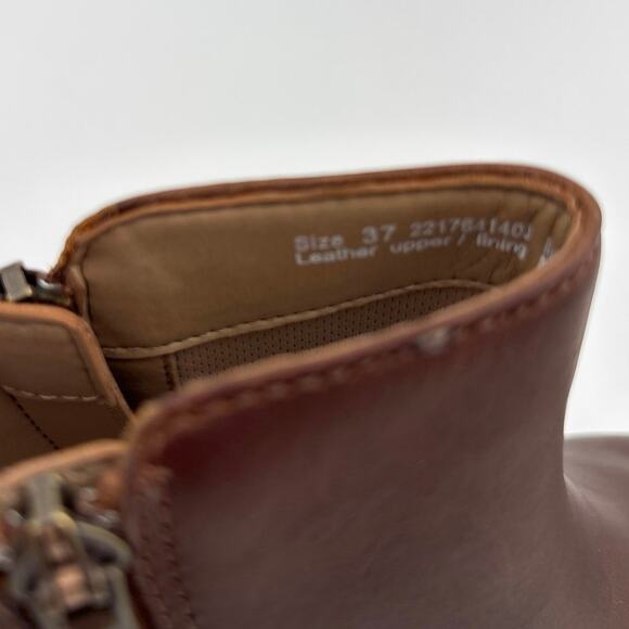 Dansko WomenLizanne bootie brown tan oiled pull-up leather Size 6.5-7 US 37 EU - Picture 6 of 9